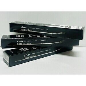 Lot3 NYX That's the Point Super Edge Artistry Eyeliner, Black, 0.8fl .oz,Ea